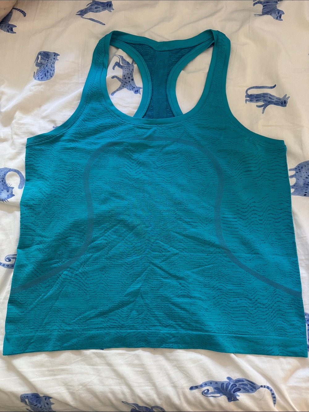 Lululemon Swiftly tech tank top in Ripple Wave Hawaiian Blue